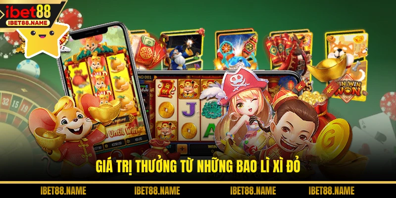 Nổ Hũ Thần Tài – Chìa Khóa Vàng Mở Cổng Giàu Sang Nhanh 3 Giá trị thưởng từ những bao lì xì đỏ