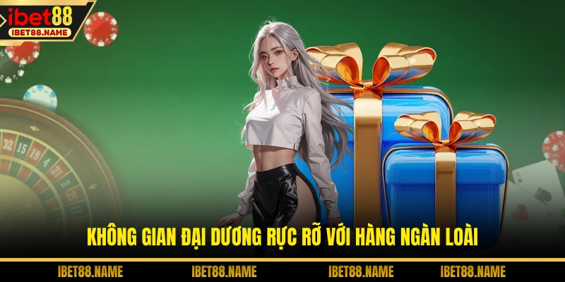 Giới Thiệu IBET88 4 Không gian đại dương rực rỡ với hàng ngàn loài